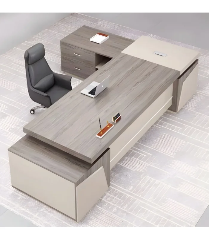 Director office table with side storage unit for executives – DI 201